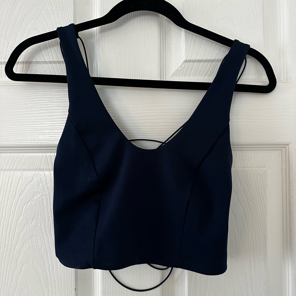 Free People Movement She’s got rhythm Crop tank size small